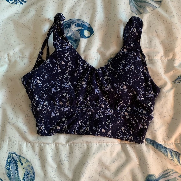 BuffBunny Collection Navy Terrazzo leggings and Sports Bra Set size Extra Small - Picture 8 of 11